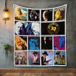 johnny winter album covers quilt blanket d2455092