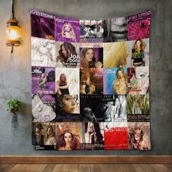 Joss Stone Album Covers Quilt Blanket