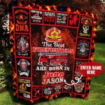 june firefighter personalized quilt blanket bbb300538sm d2447300