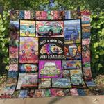 just a hippie girl quilt blanket ver 2 quilt d2414974
