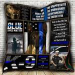 k9 police officer cl22100307mdq quilt blanket d2480980