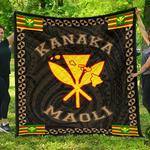 kanaka maoli flag polynesian premium quilt gold love style ah j1 quilt d2420279
