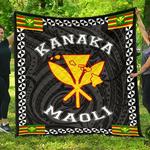 kanaka maoli flag polynesian premium quilt white love style ah j1 quilt d2420416