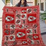 kansas city chiefs quilt blanket 09 nfl football family fan gift idea for fans for him for her 0