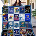 kansas jayhawks quilt blanket fan made d2451523