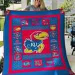 kansas jayhawks ver1 blanket th1507 quilt d2451932