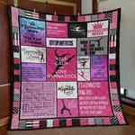 keep calm and love gymnastics pk290519 quilt blanket d2480607