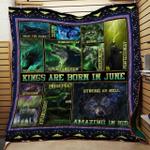 kings are born in june wolf quilt d2484193