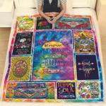 know what makes you happy and do it hippie tie die color hippie soul quilt d2484078