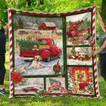 labrador retriever christmas premium quilt home decor quilt d2419648
