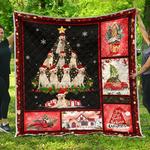 labrador retriever christmas tree premium quilt quilt d2419826