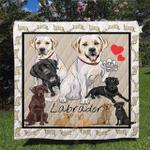 labrador retriever quilt blanket dhc170120718td d2446705