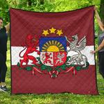 latvia flag premium quilt a6 quilt d2420447