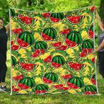 leaf watermelon pieces cl17100357mdq quilt blanket d2482941