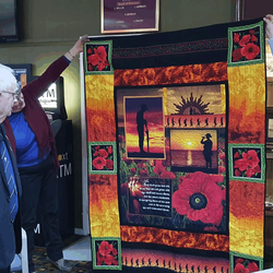 Lest We Forget Australian Soldier Veterans Quilt Blanket Veterans Dhc16127053Dd