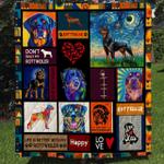 life is the better with rottweiler quilt d2420712