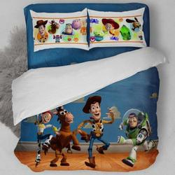 Life Of Toy Story Pretty Disney Bedroom Decoration Duvet Cover Bedding Set Meaningful Gift For Friends Family On Christmas