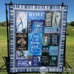 life without ballet is pointless quilt blanket no96 quilt d2415449