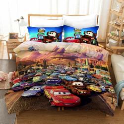 Lightning Mcqueen Cars 3 The Movie For Disney Fan Bedding Set Duvet Cover Gift For Family Members
