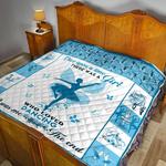 line dance blue flower quilt blanket kd dhc311277td d2447649