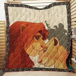 Lion King Quilt Blanket Simba Nala  Quilt