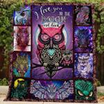 little owl with mama cl19100522mdq quilt blanket d2479580