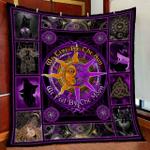 live by the sun feel by the moon purple quilt blanket d2448549