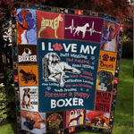 ll boxer dog quilt blanket d2418679