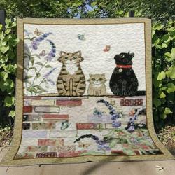 Ll  Cat Quilt Blanket Ver 15