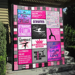 ll gymnastics queen quilt blanket d2419168