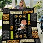 ll snoopy you are my sunshine quilt blanket d2482375