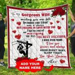 ll to my gorgeous wife quilt blanket d2483970