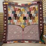 lock cats quilt d2423726