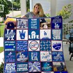 los angeles dodgers quilt blanket d2418317