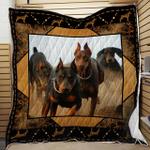 love dobermann quilt all over printed d2485134