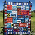 love hockey hur quilt bl d2487087