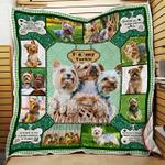 love yorkshire terrier quilt blanket d2448268