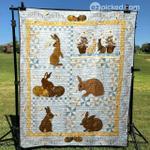 lovely bunny clt170644 quilt blanket d2483416