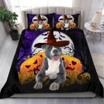 lovely halloween american pitbull terrier bed sheets spread comforter duvet cover bedding sets