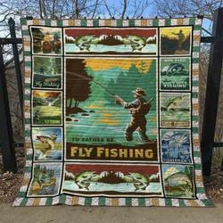 M Fishing Quilt Blanket Ver 2