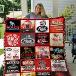 mack trucks quilt blanket d2451365