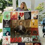 mad men poster quilt blanket d2449376