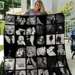 madonna black white quilt blanket d2510213