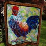 majestic rooster chicken quilt blanket quilt d2416195