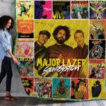 major lazer albums cover poster quilt 2 d2423338
