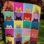 many sneaky cats quilt blanket quilt d2416335