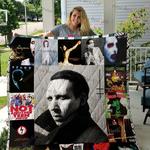 marilyn manson albums cover poster quilt blanket d2455087