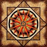 mariners compass cla0710540q quilt blanket d2479974