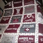 maroon out aggies quilt blanket bn14 quilt d2417107