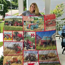 Massey Ferguson Farm Life Vintage Quilt  Maria